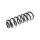 Suspension Spring Rear Axle Coil Spring TRISCAN for CITROËN C5
