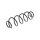Suspension Spring Rear Axle Coil Spring TRISCAN for CITROËN C3