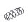 Suspension Spring Rear Axle Coil Spring TRISCAN for HYUNDAI i20