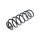 Suspension Spring Rear Axle Coil Spring TRISCAN for RENAULT MEGANE