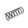 Suspension Spring rear axle coil spring TRISCAN for e.g. VOLVO V60