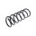 Suspension Spring rear axle coil spring TRISCAN for e.g. VOLVO XC70