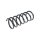 Suspension Spring rear axle coil spring TRISCAN for e.g. VOLVO XC70
