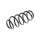 Suspension Spring Rear Axle Coil Spring TRISCAN for TOYOTA AVENSIS