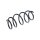 Suspension Spring Front Axle Coil Spring TRISCAN for FORD FIESTA and others
