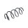 Suspension Spring Front Axle Coil Spring TRISCAN for MERCEDES-BENZ B-CLASS