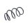 Suspension Spring Front Axle Coil Spring TRISCAN for MB A-CLASS and others