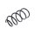 Suspension Spring Front Axle Coil Spring TRISCAN for MINI CLUBMAN