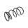 Suspension Spring Front Axle Coil Spring TRISCAN for MITSUBISHI ASX