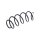 Suspension Spring Front Axle Coil Spring TRISCAN for PEUGEOT 208 and others