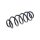 Suspension Spring Front Axle Coil Spring TRISCAN for SKODA RAPID and others