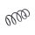 Suspension Spring Front Axle Coil Spring TRISCAN for SKODA OCTAVIA