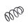 Suspension Spring Front Axle Coil Spring TRISCAN for TOYOTA AURIS