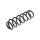 Suspension Spring Rear Axle Coil Spring TRISCAN for AUDI A3 and others