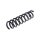 Suspension Spring Rear Axle Coil Spring TRISCAN suitable for BMW 3 Series