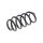 Suspension Spring Rear Axle Coil Spring TRISCAN suitable for LEXUS CT