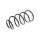 Suspension Spring Rear Axle Coil Spring TRISCAN for OPEL ADAM