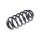 Suspension Spring rear axle coil spring TRISCAN for e.g. OPEL MOKKA