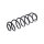 Suspension Spring Rear Axle Coil Spring TRISCAN for PEUGEOT 2008