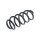 Suspension Spring Rear Axle Coil Spring TRISCAN for TOYOTA RAV
