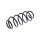 Suspension Spring Rear Axle Coil Spring TRISCAN for TOYOTA VERSO