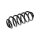 Suspension Spring front axle coil spring TRISCAN for AUDI A6 and others