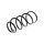 Suspension Spring Front Axle Coil Spring TRISCAN for CITROËN JUMPY and others
