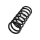 Suspension Spring Front Axle Coil Spring TRISCAN for MAZDA MX-5