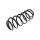 Suspension Spring Front Axle Coil Spring TRISCAN for e.g. OPEL ANTARA