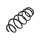 Suspension Spring Front Axle Coil Spring TRISCAN for CITROËN C1 and others