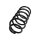 Suspension Spring Front Axle Coil Spring TRISCAN for VOLVO XC90