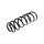 Suspension Spring Rear Axle Coil Spring TRISCAN for CITROËN JUMPY and others