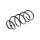 Fahrwerksfeder Hinterachse Schraubenfeder TRISCAN für u.a. FIAT PUNTO