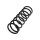 Suspension Spring Rear Axle Coil Spring TRISCAN for MAZDA MX-5
