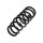 Suspension Spring Rear Axle Coil Spring TRISCAN for TOYOTA AVENSIS