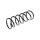 Suspension Spring Rear Axle Coil Spring TRISCAN for VOLVO V70