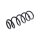Suspension Spring Front Axle Coil Spring TRISCAN for AUDI A4 and others