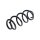 Suspension Spring rear axle coil spring TRISCAN for e.g. AUDI A5