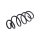 Suspension Spring Front Axle Coil Spring TRISCAN for SKODA RAPID