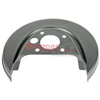 Splash plate brake disc rear left METZGER for VW GOLF IV