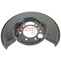 Splash plate brake disc rear left METZGER for MERCEDES...