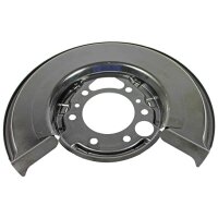 Spray Plate Brake Disc rear left sheet steel METZGER for...