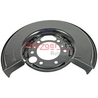 Splash plate brake disc rear right METZGER for MERCEDES...