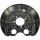 Spray Plate Brake Disc rear left sheet steel METZGER for e.g. OPEL VECTRA