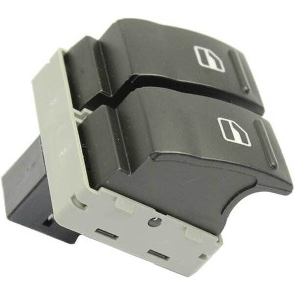 Power Window Switch drivers side 4-pin black METZGER for e.g. VW MULTIVAN