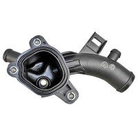 Coolant Flange with Seal Plastic METZGER for e.g. OPEL CORSA