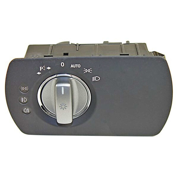 Headlight Switch with parking light function 12-pin silver METZGER for MB SLK