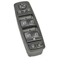 Schalter Fensterheber vorne 3-polig schwarz METZGER...