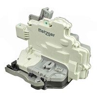 Rear left Door Lock with double locking METZGER for AUDI...