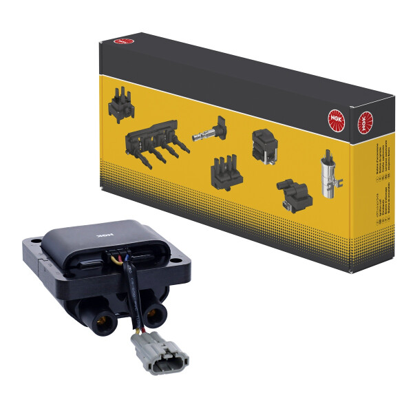 Zündspule Anschluss-AF DIN 4 Eingänge Ausgänge NGK für u.a. SUBARU LEGACY II